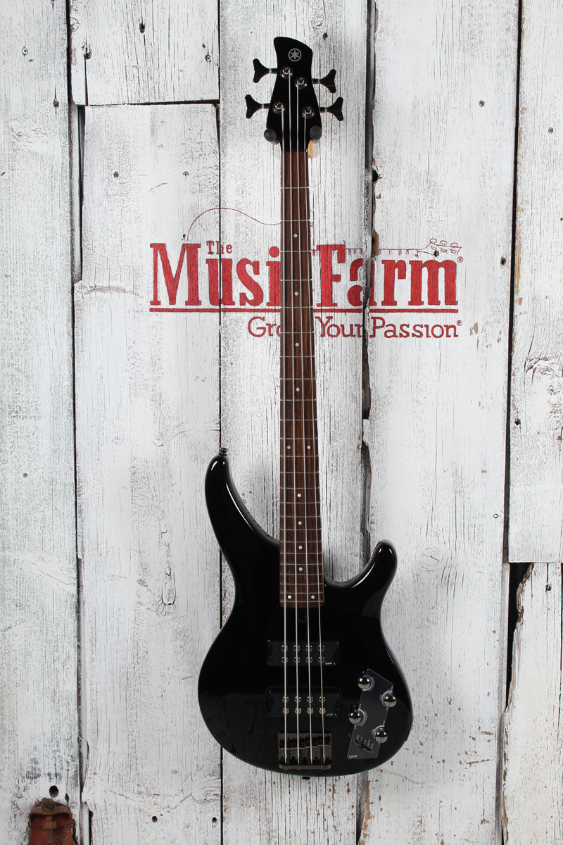 Yamaha TRBX304 4 String Electric Bass Guitar Active Electronics Black Finish