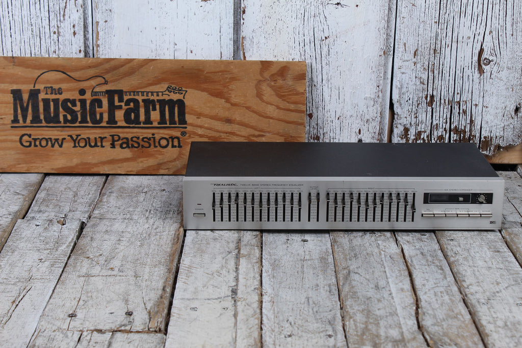 Realistic 31-2010 Rack Mount 12 Band Stereo Frequency Equalizer
