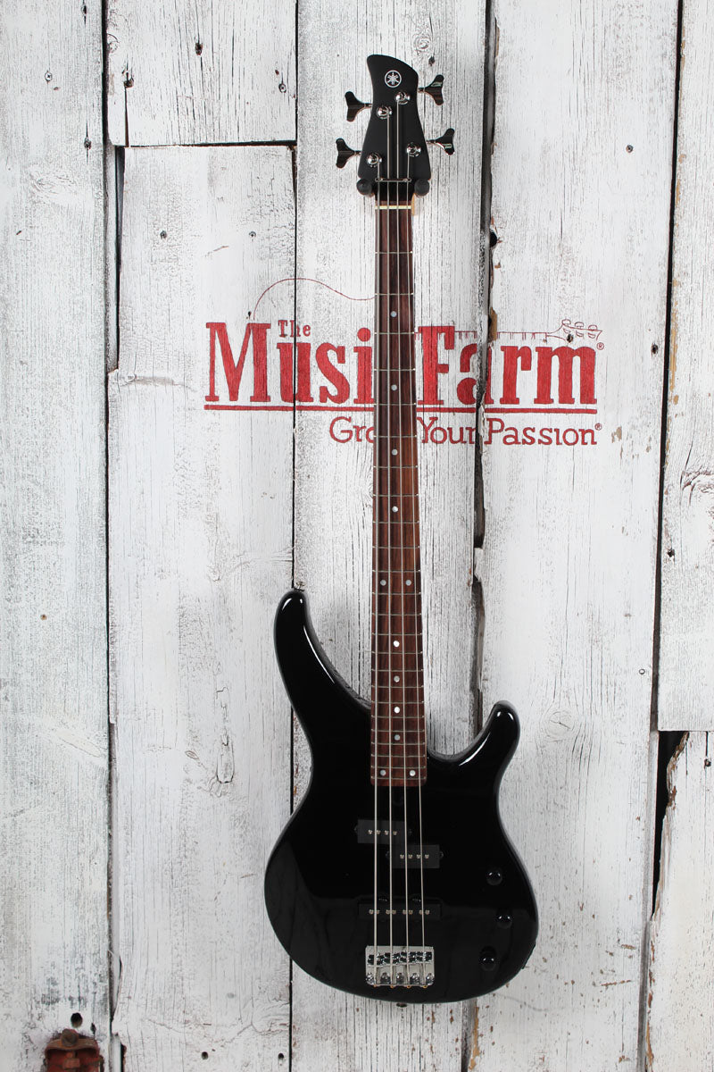 Yamaha TRBX174 Double Cutaway 4 String Electric Bass Guitar Black Finish