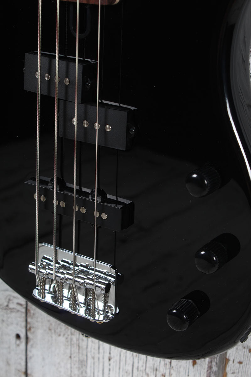 Yamaha TRBX174 Double Cutaway 4 String Electric Bass Guitar Black Finish