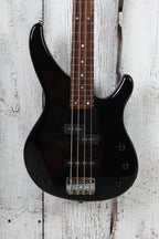 Yamaha TRBX174 Double Cutaway 4 String Electric Bass Guitar Black Finish