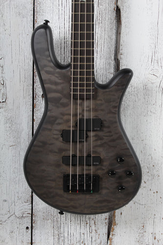 Spector NS Pulse II 4 String Electric Bass Guitar Black Stain Matte Finish