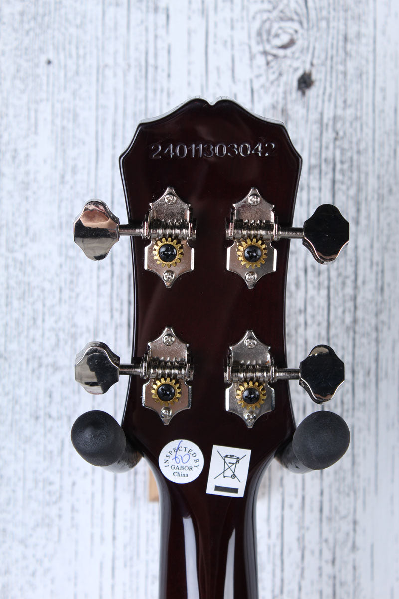 Epiphone Les Paul Acoustic Electric Concert Ukulele Vintage Sunburst with Gig Bag