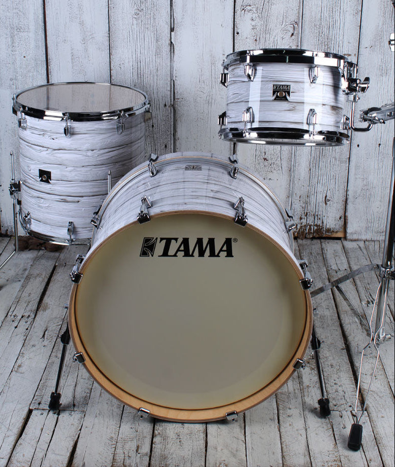 Tama Superstar Classic CK32RZS 3 Piece Drum Shell Pack Ice Ash Wrap