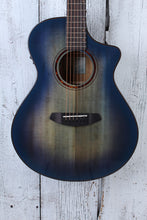 Load image into Gallery viewer, Breedlove Pursuit Exotic S Concert Blue Eyes Gloss CE Acoustic Electric Guitar