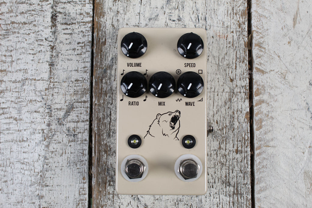 JHS Kodiak Tremolo Pedal Electric Guitar Tremolo Effects Pedal with Tap Tempo