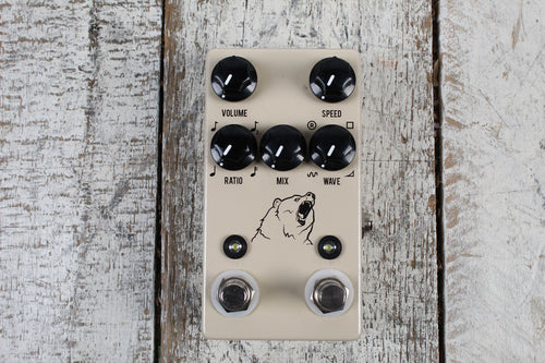 JHS Kodiak Tremolo Pedal Electric Guitar Tremolo Effects Pedal with Tap Tempo