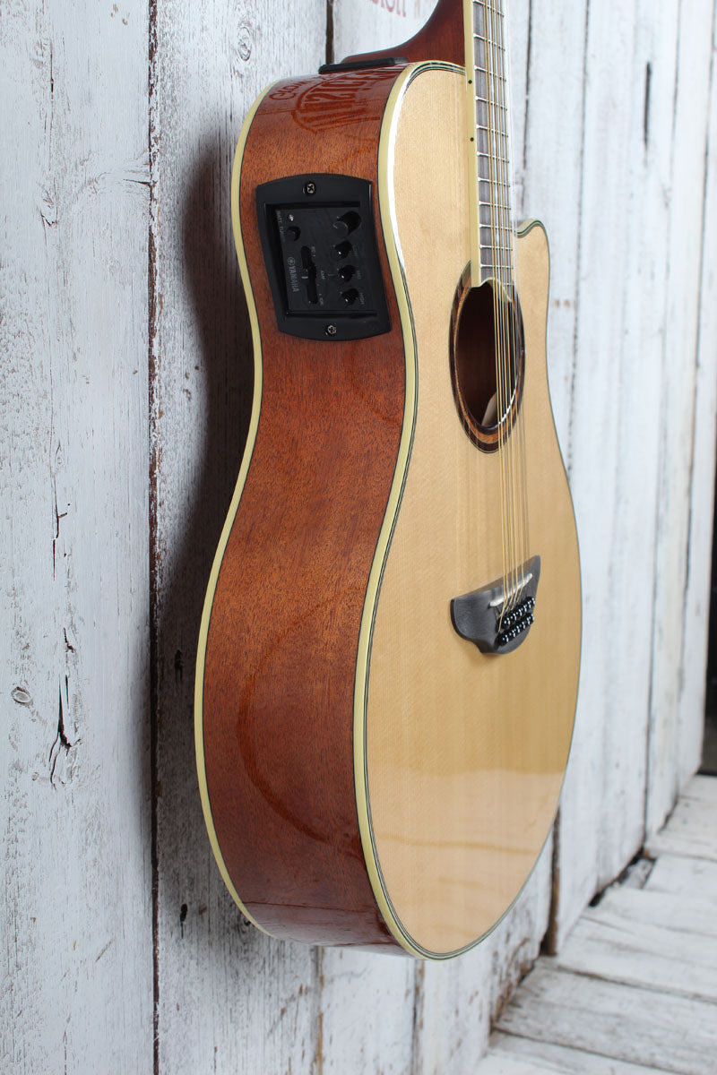 Yamaha APX700II 12 String Thinline Cutaway Acoustic Electric Guitar Natural