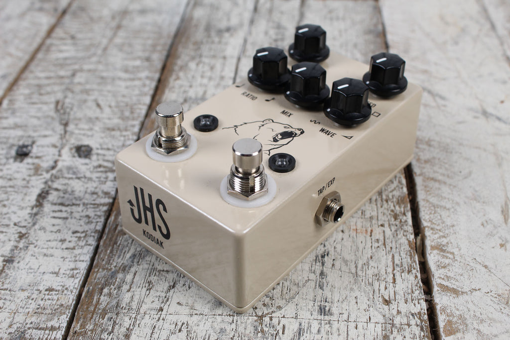 JHS Kodiak Tremolo Pedal Electric Guitar Tremolo Effects Pedal with Tap Tempo