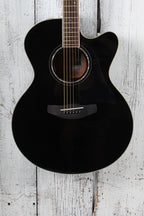 Yamaha  CPX600 BL Medium Jumbo Cutaway Acoustic Electric Guitar Black Finish