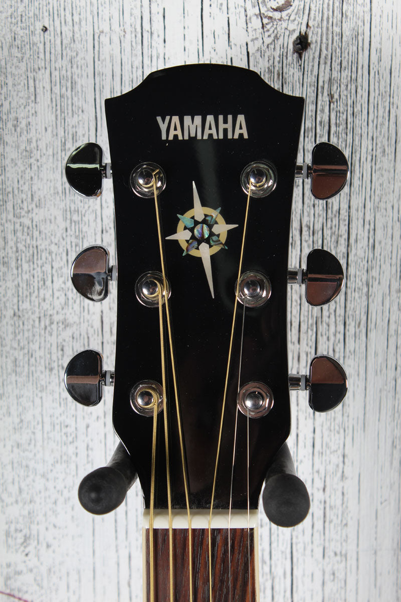 Yamaha  CPX600 BL Medium Jumbo Cutaway Acoustic Electric Guitar Black Finish
