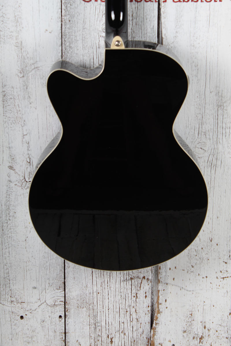 Yamaha  CPX600 BL Medium Jumbo Cutaway Acoustic Electric Guitar Black Finish