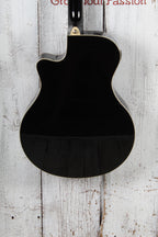Yamaha APX Series APX600 Thinline Cutaway Acoustic Electric Guitar Black Finish