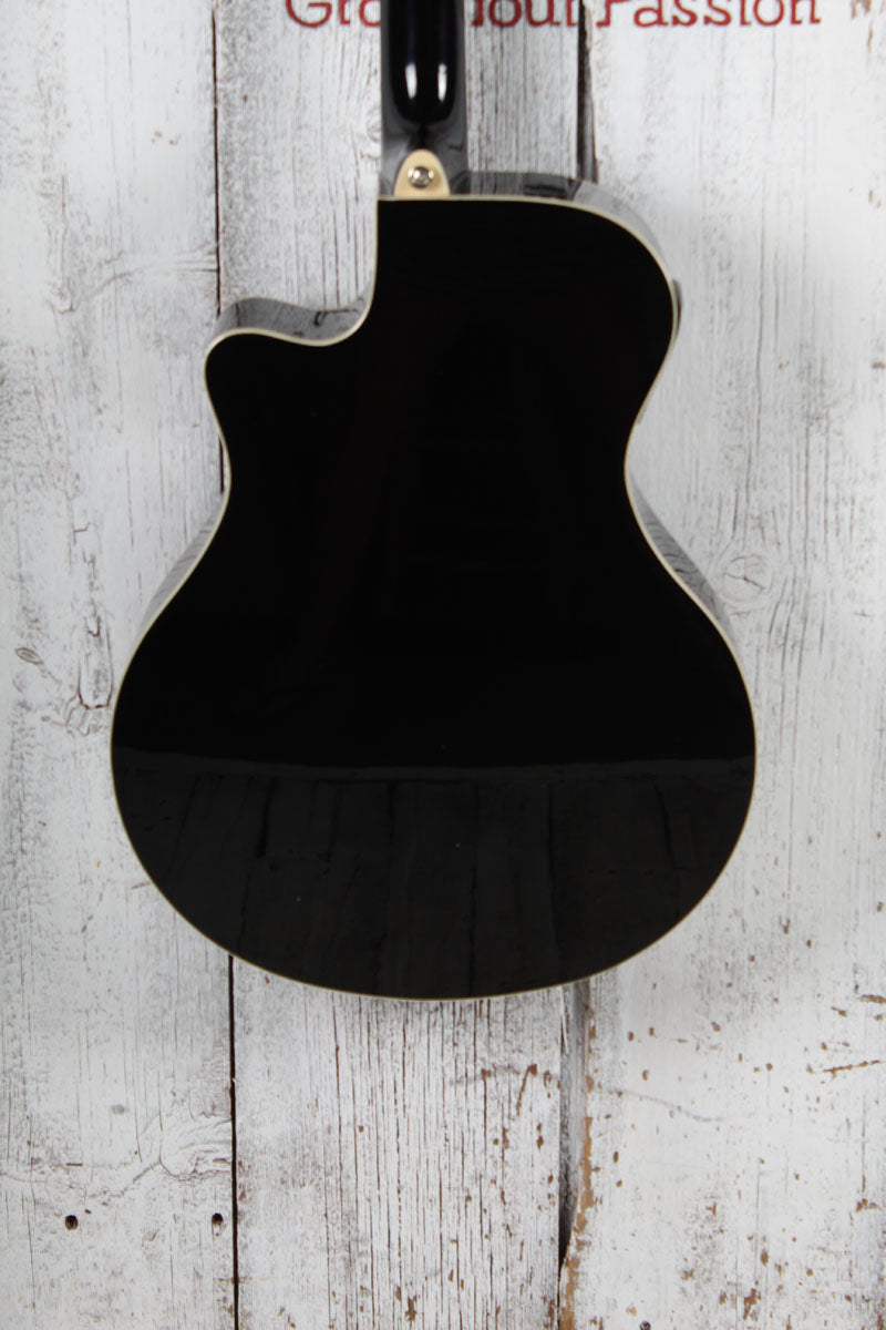 Yamaha APX Series APX600 Thinline Cutaway Acoustic Electric Guitar Black Finish