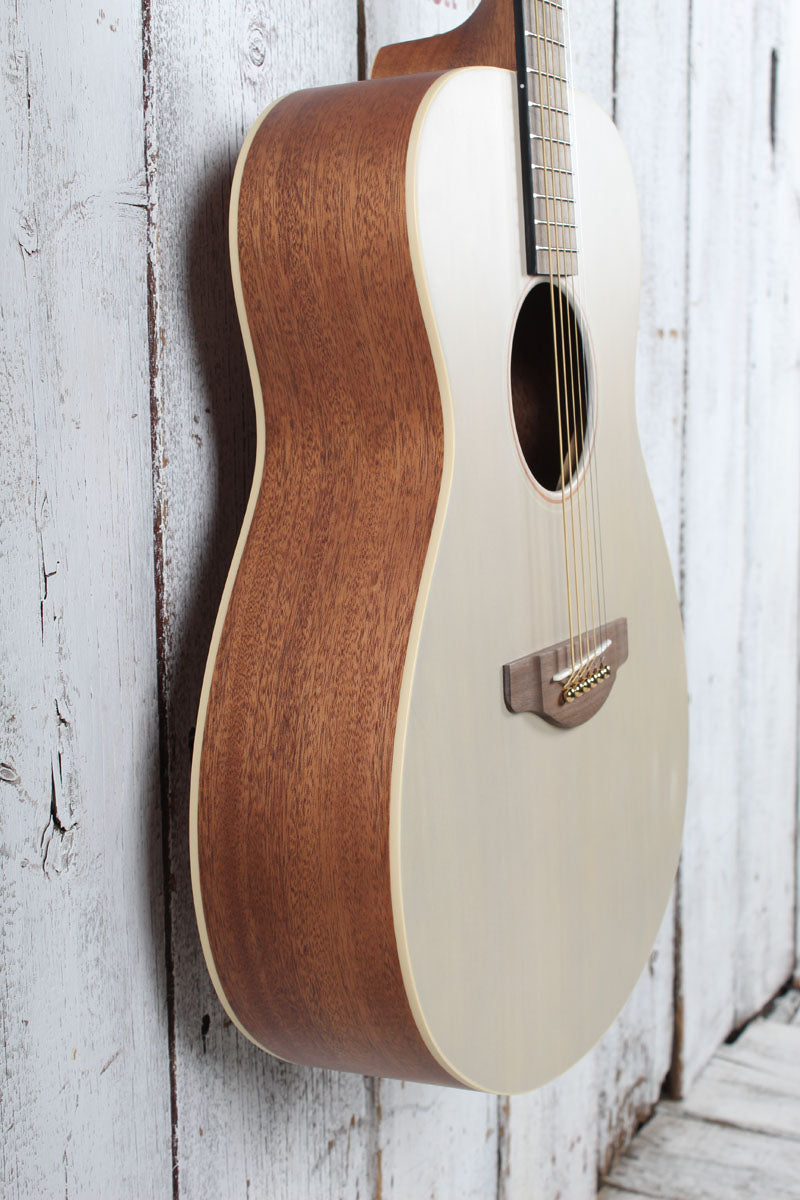Yamaha Storia I Concert Body Acoustic Electric Guitar Off White Semi Gloss