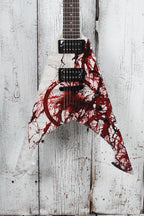 Dean Michael Amott Tyrant X Splatter Electric Guitar Custom Splatter Graphic