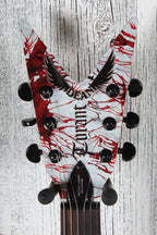 Dean Michael Amott Tyrant X Splatter Electric Guitar Custom Splatter Graphic