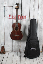 Load image into Gallery viewer, Washburn R310K Victorian Parlor Acoustic Guitar Natural Antique Matte w Gig Bag