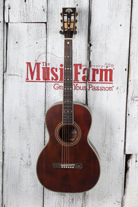 Washburn R310K Victorian Parlor Acoustic Guitar Natural Antique Matte w Gig Bag