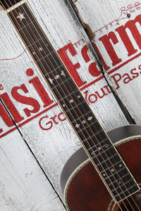Washburn R310K Victorian Parlor Acoustic Guitar Natural Antique Matte w Gig Bag