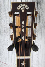 Load image into Gallery viewer, Washburn R310K Victorian Parlor Acoustic Guitar Natural Antique Matte w Gig Bag