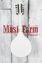 Load image into Gallery viewer, Oscar Schmidt OM10E Acoustic Electric A Style Mandolin White Finish