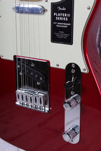 Fender 75th Anniversary Player II Telecaster Electric Guitar Candy Apple Red