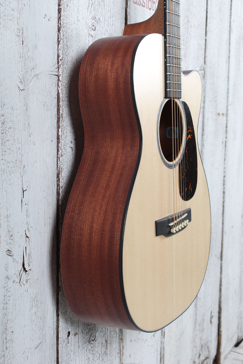 Martin 000CJr-10E Junior 14 Fret Cutaway Acoustic Electric Guitar with Gig Bag