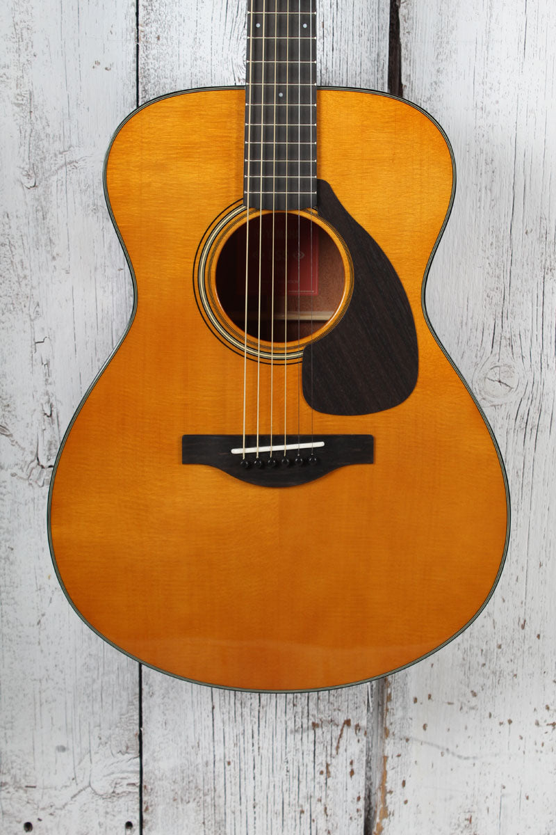 Yamaha FS5 Red Label Concert Body Acoustic Guitar Natural with Hardshell Case Main image