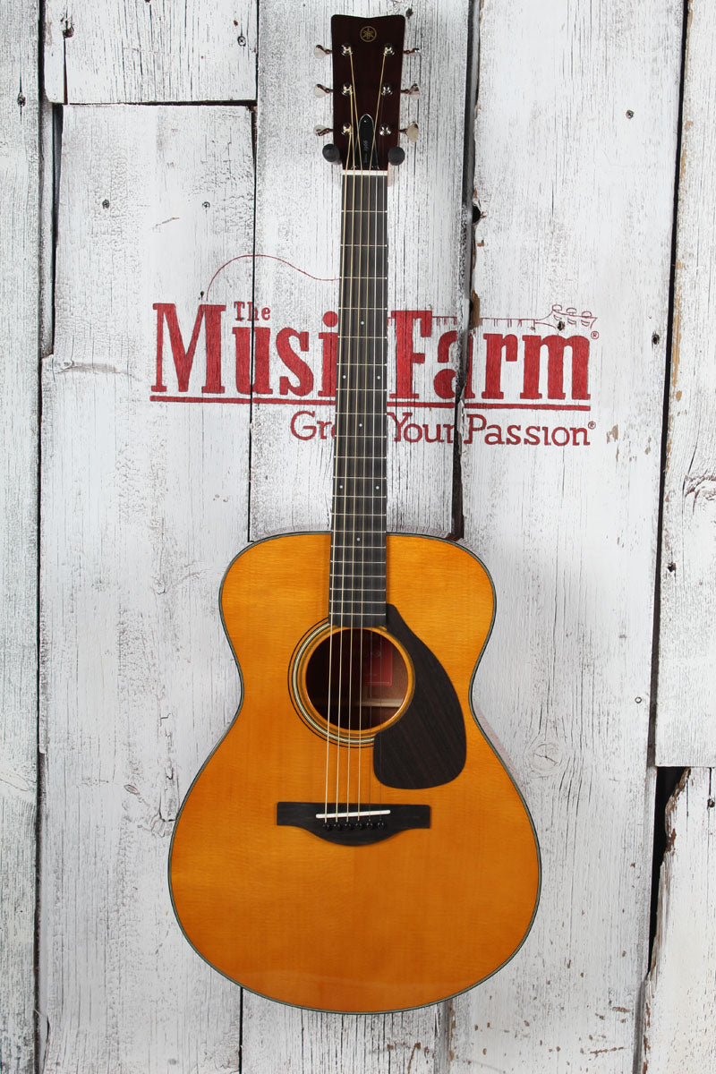 Yamaha FS5 Red Label Concert Body Acoustic Guitar Natural with Hardshell Case