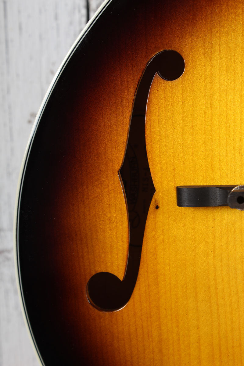 Washburn M1S Americana A Style Mandolin Solid Spruce Top Tobacco Sunburst Gloss
