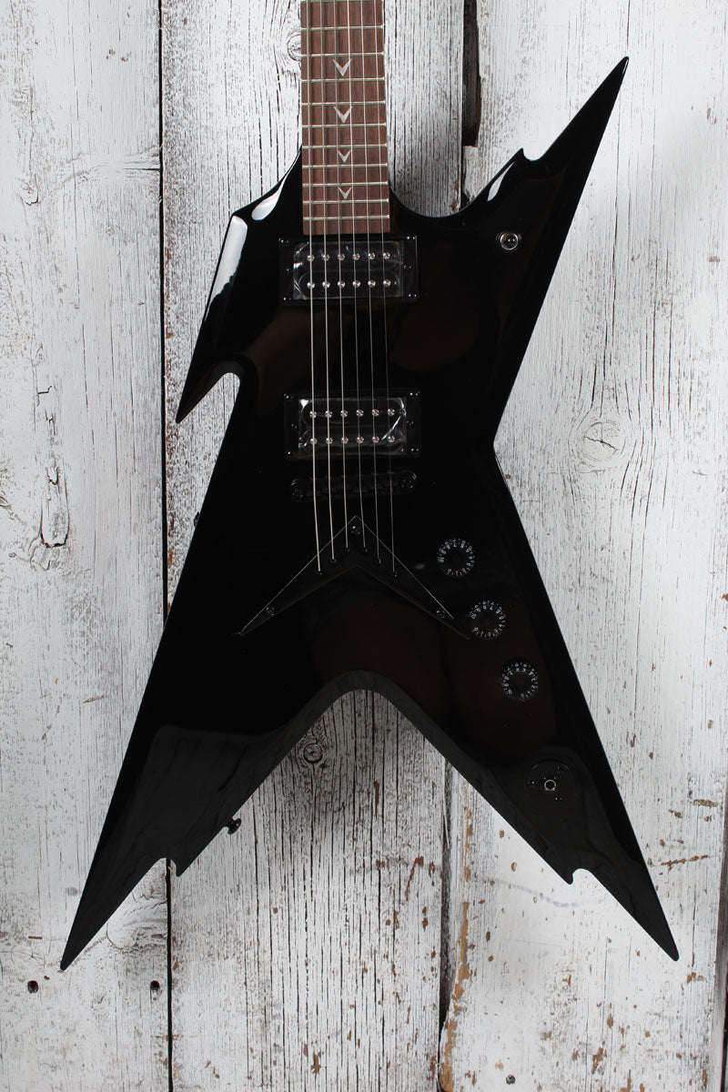 Dean X Series Razorback X Solid Body Electric Guitar Classic Black Finish Main image