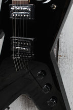 Dean X Series Razorback X Solid Body Electric Guitar Classic Black Finish