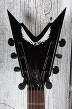 Dean X Series Razorback X Solid Body Electric Guitar Classic Black Finish