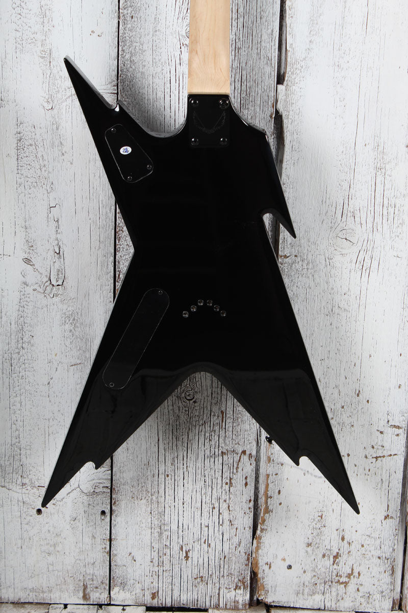 Dean X Series Razorback X Solid Body Electric Guitar Classic Black Finish