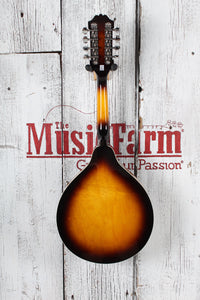 Washburn M1S Americana A Style Mandolin Solid Spruce Top Tobacco Sunburst Gloss