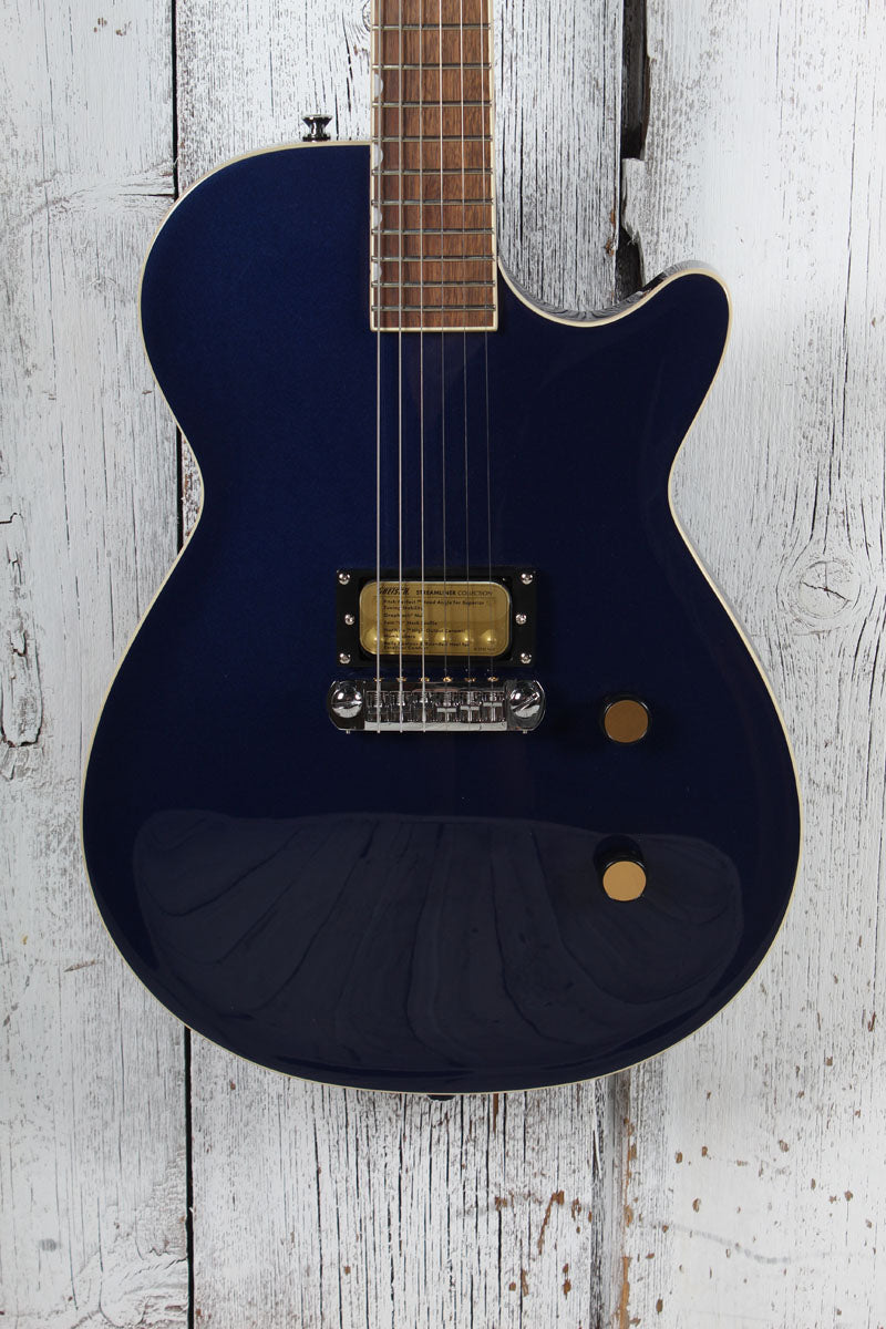 Gretsch Streamliner Jet 1 Pickup Electric Guitar Midnight Blue Finish Main image