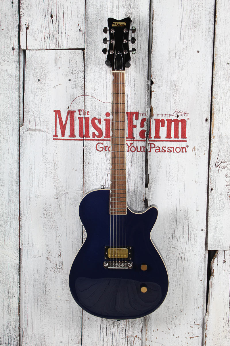 Gretsch Streamliner Jet 1 Pickup Electric Guitar Midnight Blue Finish Secondary image