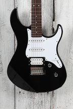 Yamaha PAC112V Double Cut Solid Body Electric Guitar Black Finish