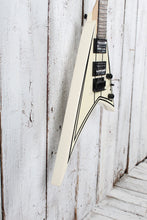 Load image into Gallery viewer, Jackson JS Series RR Minion JS1XM Electric Guitar Snow White w Black Pin Stripes