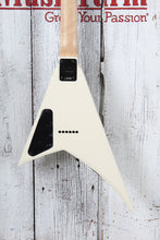 Load image into Gallery viewer, Jackson JS Series RR Minion JS1XM Electric Guitar Snow White w Black Pin Stripes