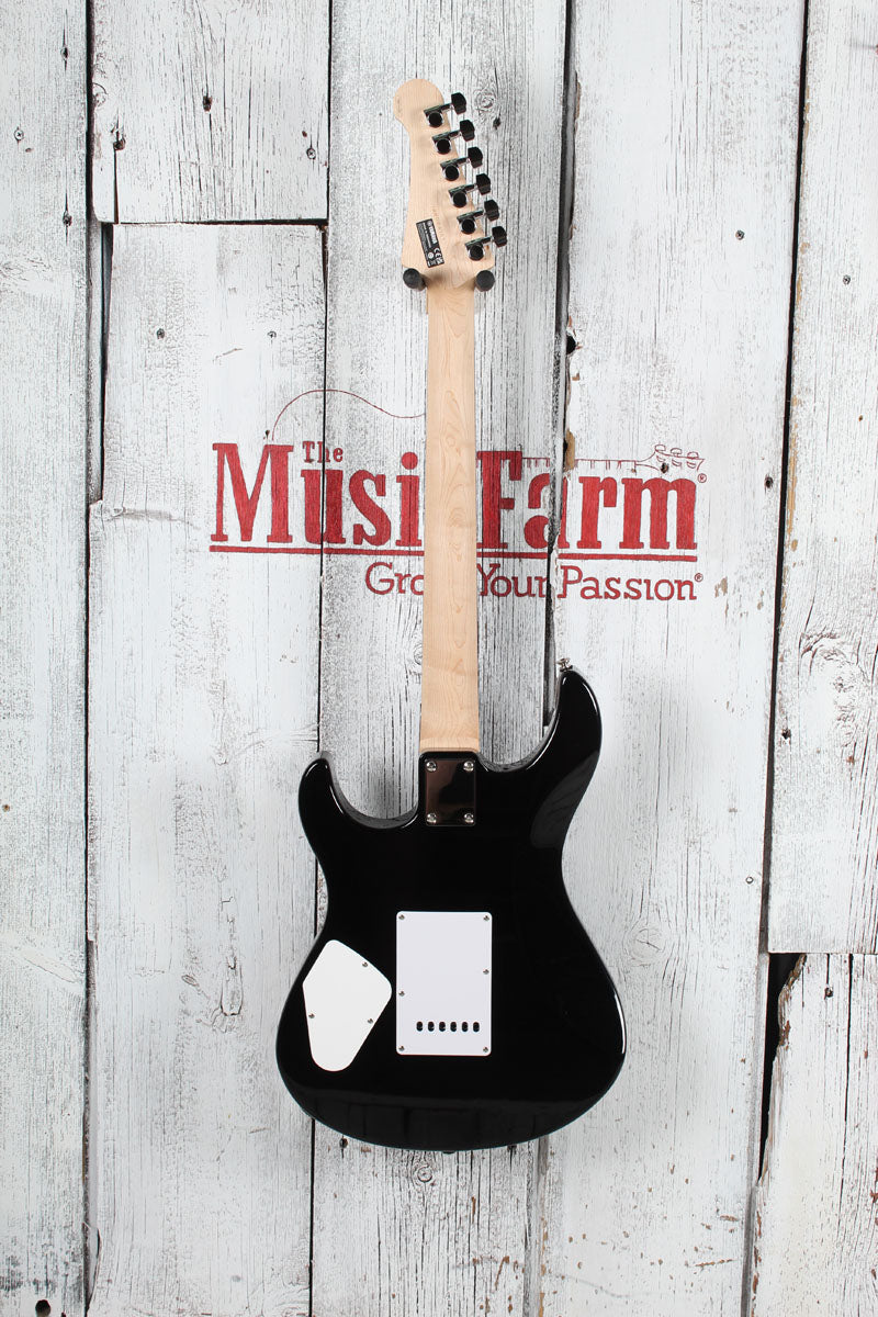 Yamaha PAC112V Double Cut Solid Body Electric Guitar Black Finish