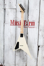 Load image into Gallery viewer, Jackson JS Series RR Minion JS1XM Electric Guitar Snow White w Black Pin Stripes