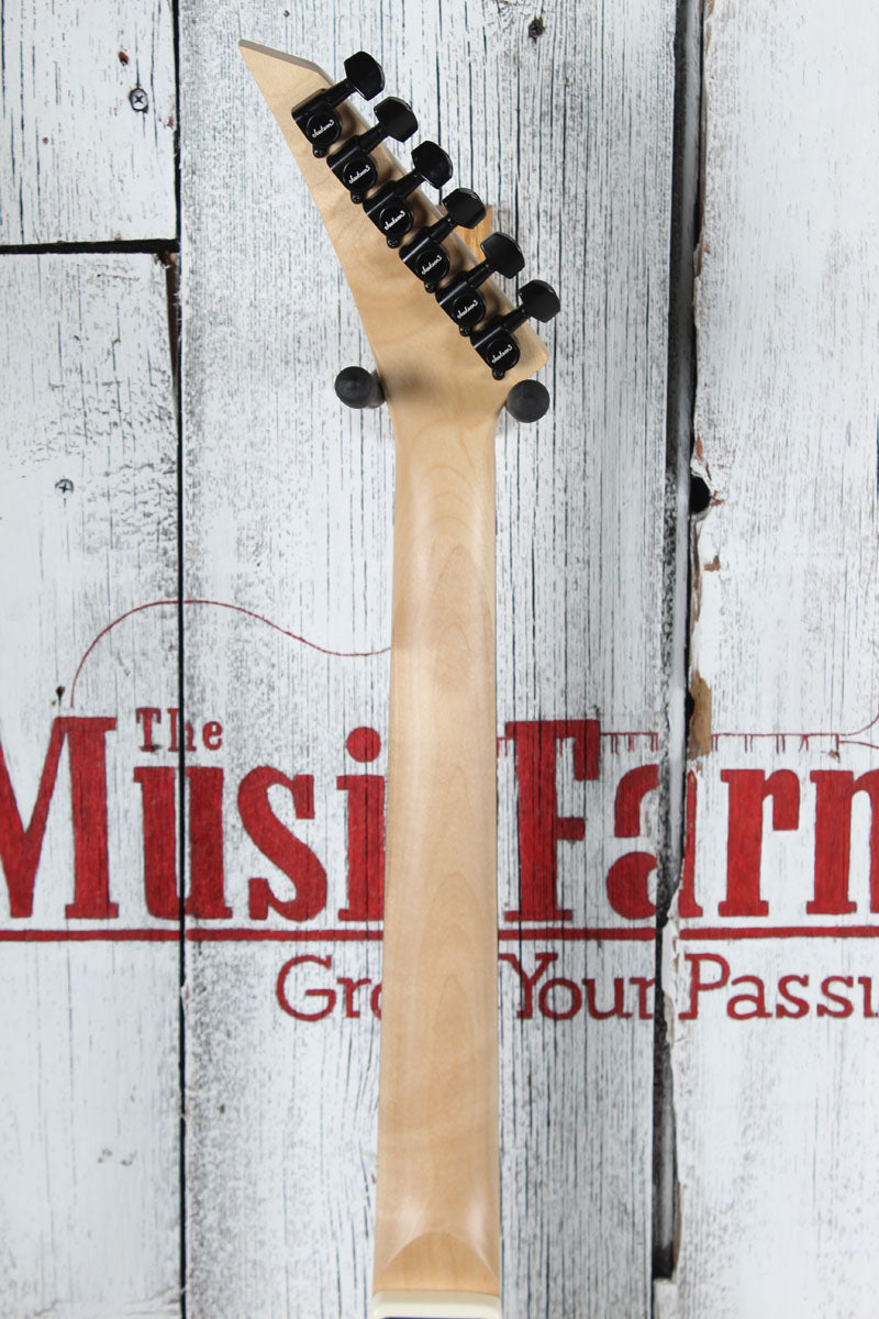 Jackson JS Series RR Minion JS1XM Electric Guitar Snow White w Black Pin Stripes