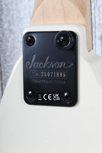 Load image into Gallery viewer, Jackson JS Series RR Minion JS1XM Electric Guitar Snow White w Black Pin Stripes