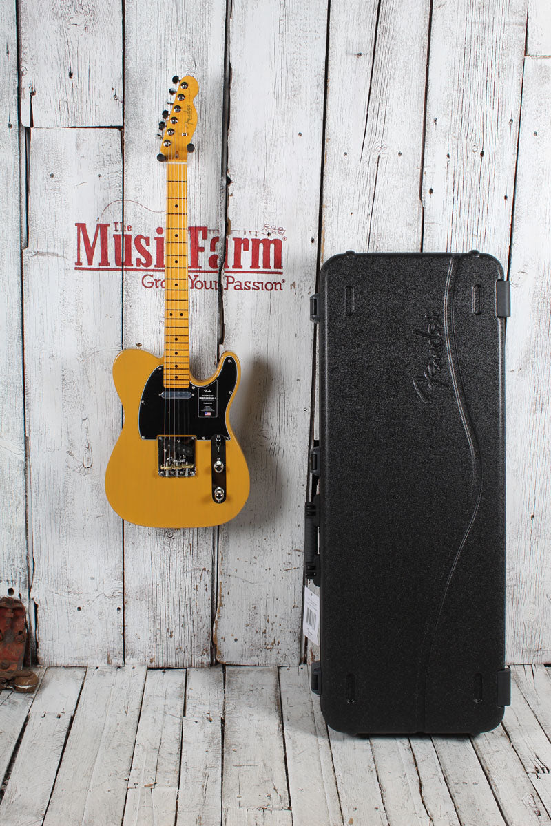 Fender American Professional II Telecaster Electric Guitar with Case and COA