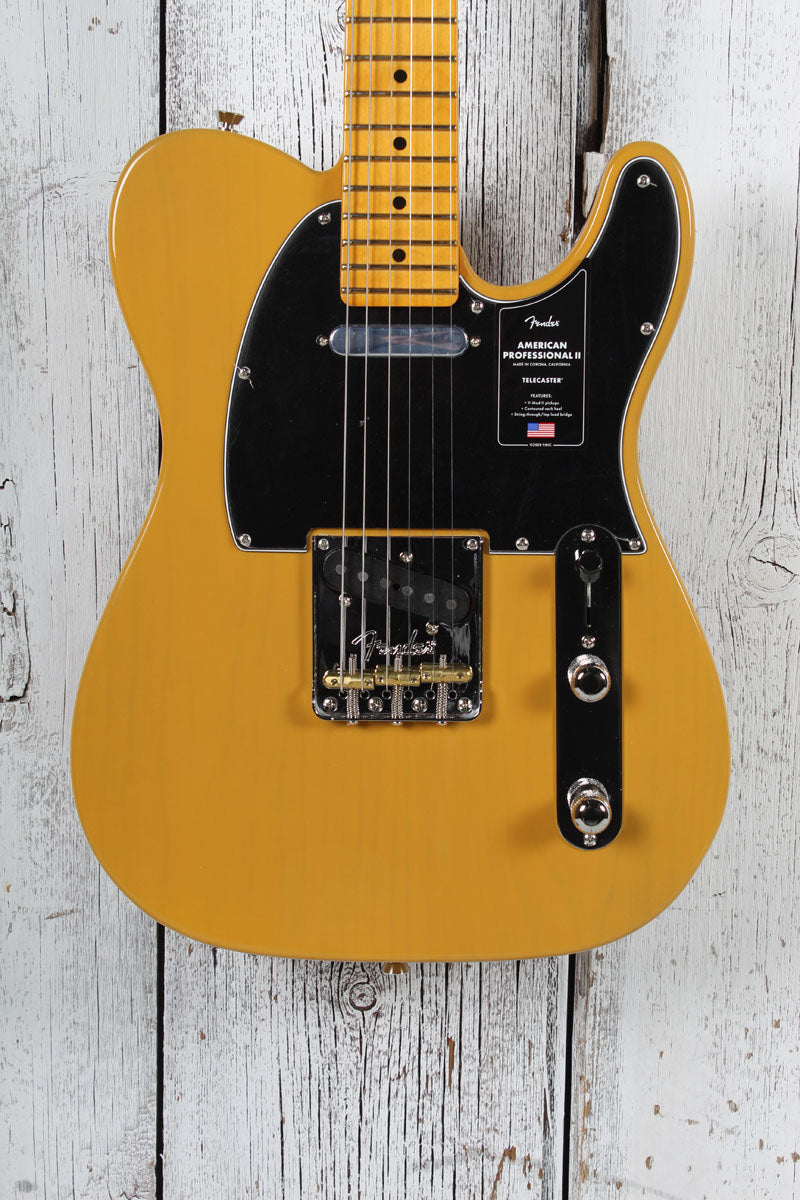 Fender American Professional II Telecaster Electric Guitar with Case and COA