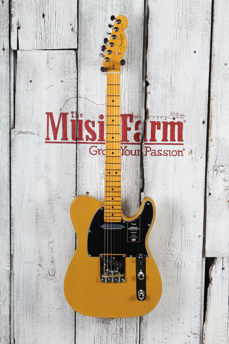 Fender American Professional II Telecaster Electric Guitar with Case and COA