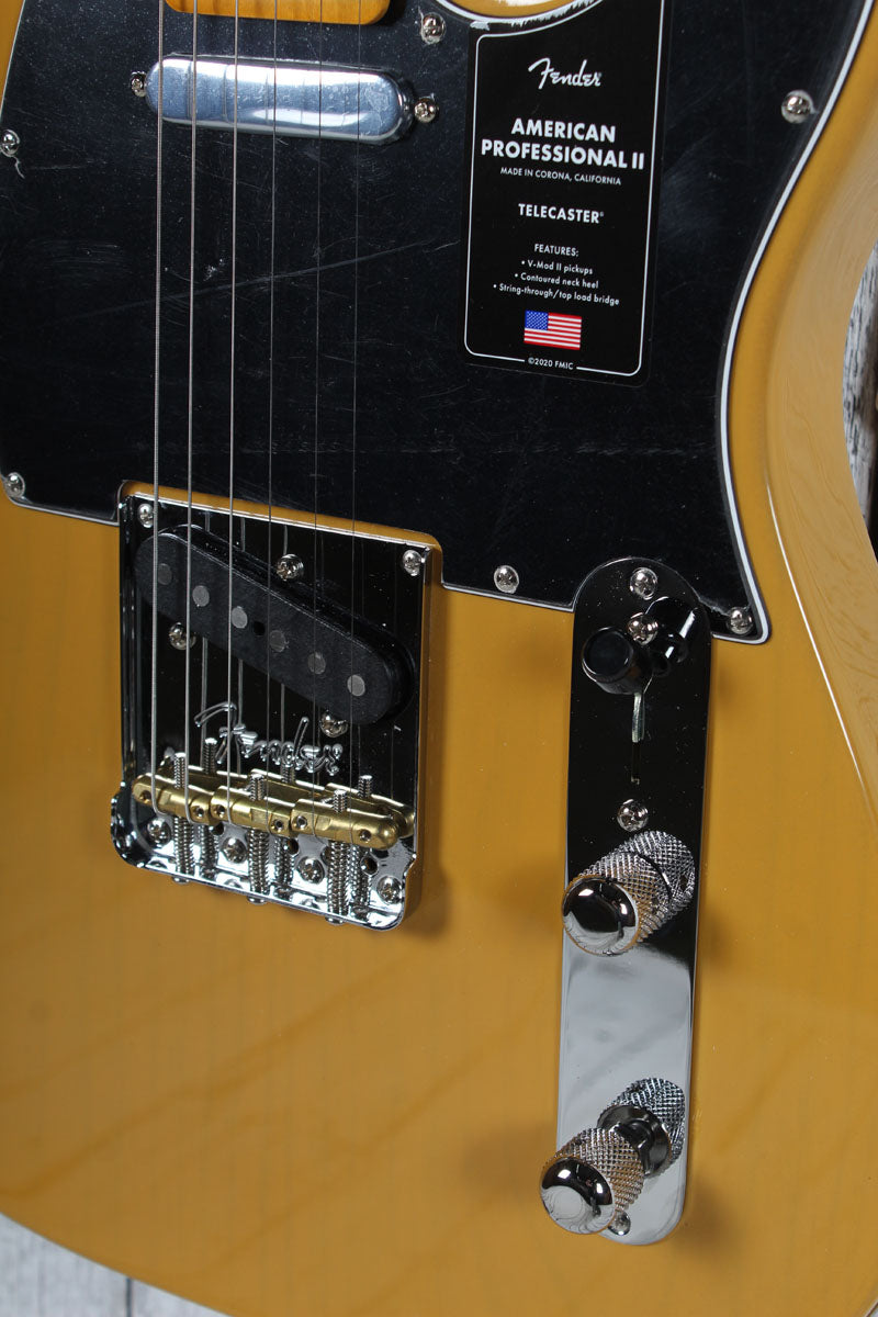 Fender American Professional II Telecaster Electric Guitar with Case and COA