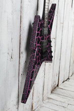 Load image into Gallery viewer, BC Rich Ironbird MK1 Legacy with Floyd Rose Electric Guitar Purple Crackle